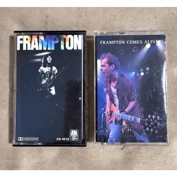 Lot of 2 Peter Frampton Cassette Tapes Frampton and Frampton Comes Alive II - Picture 2 of 7